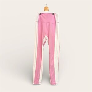 Wilo The Label Pink and White Leggings